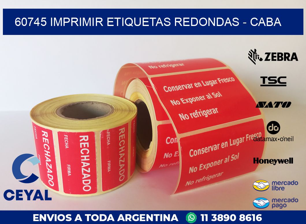 60745 IMPRIMIR ETIQUETAS REDONDAS – CABA