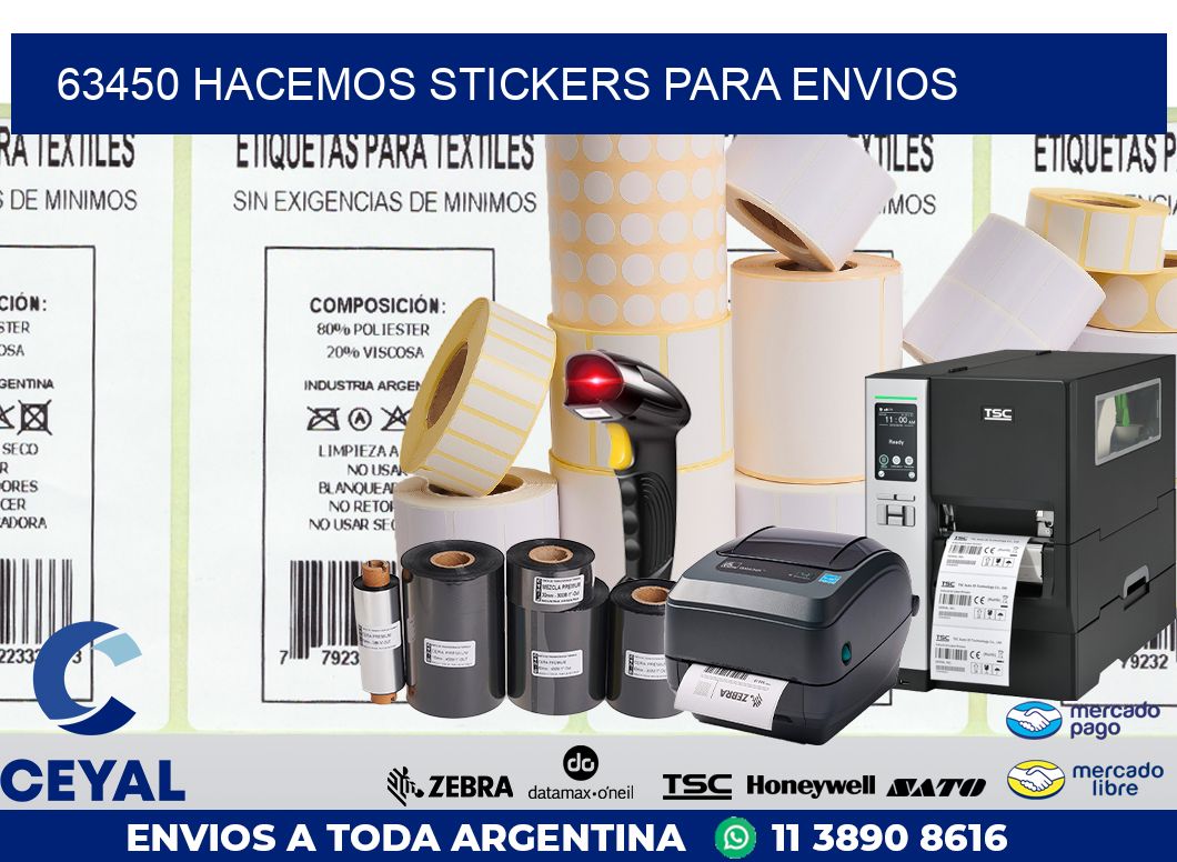 63450 HACEMOS STICKERS PARA ENVIOS