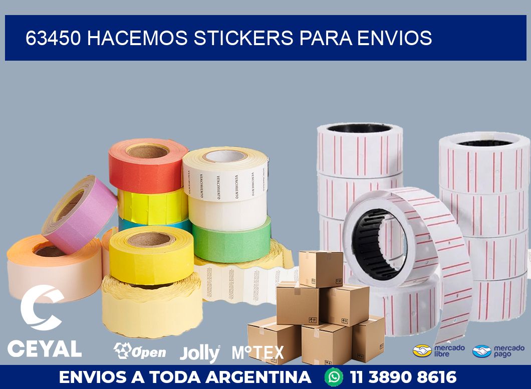 63450 HACEMOS STICKERS PARA ENVIOS