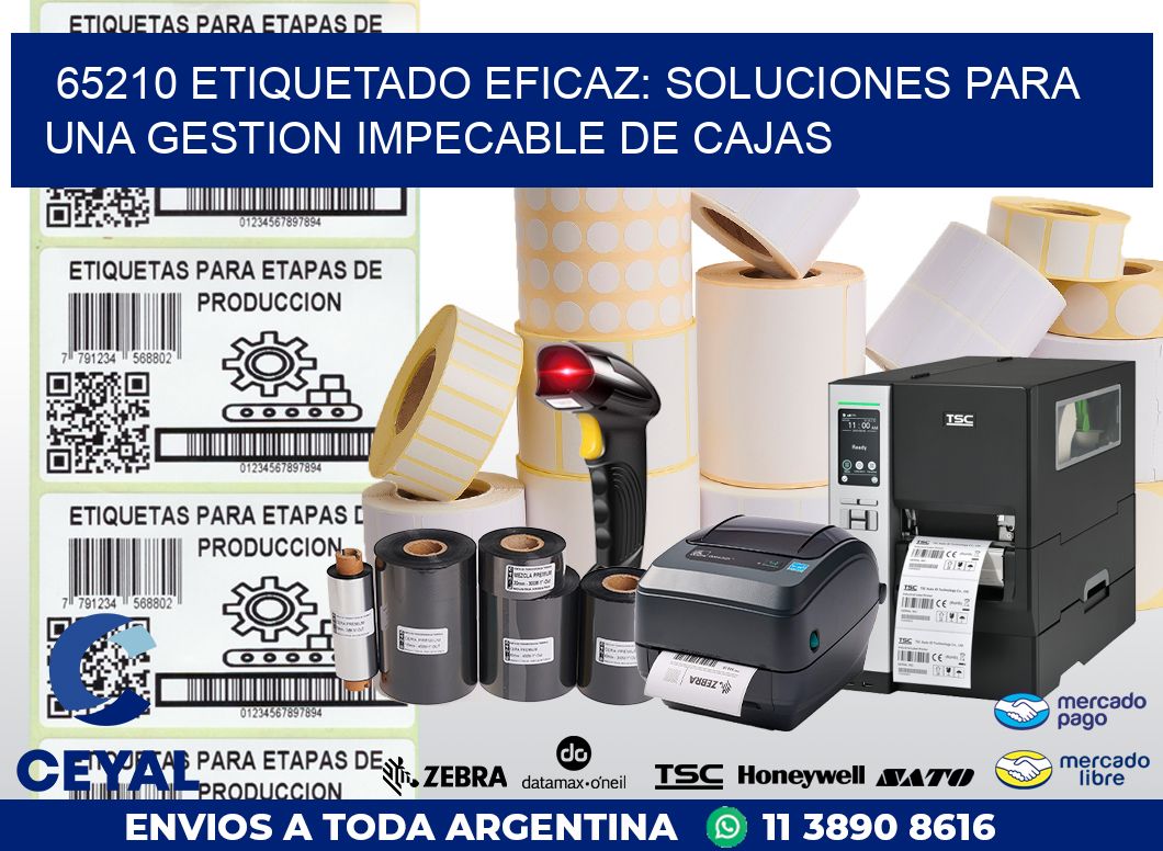 65210 ETIQUETADO EFICAZ: SOLUCIONES PARA UNA GESTION IMPECABLE DE CAJAS