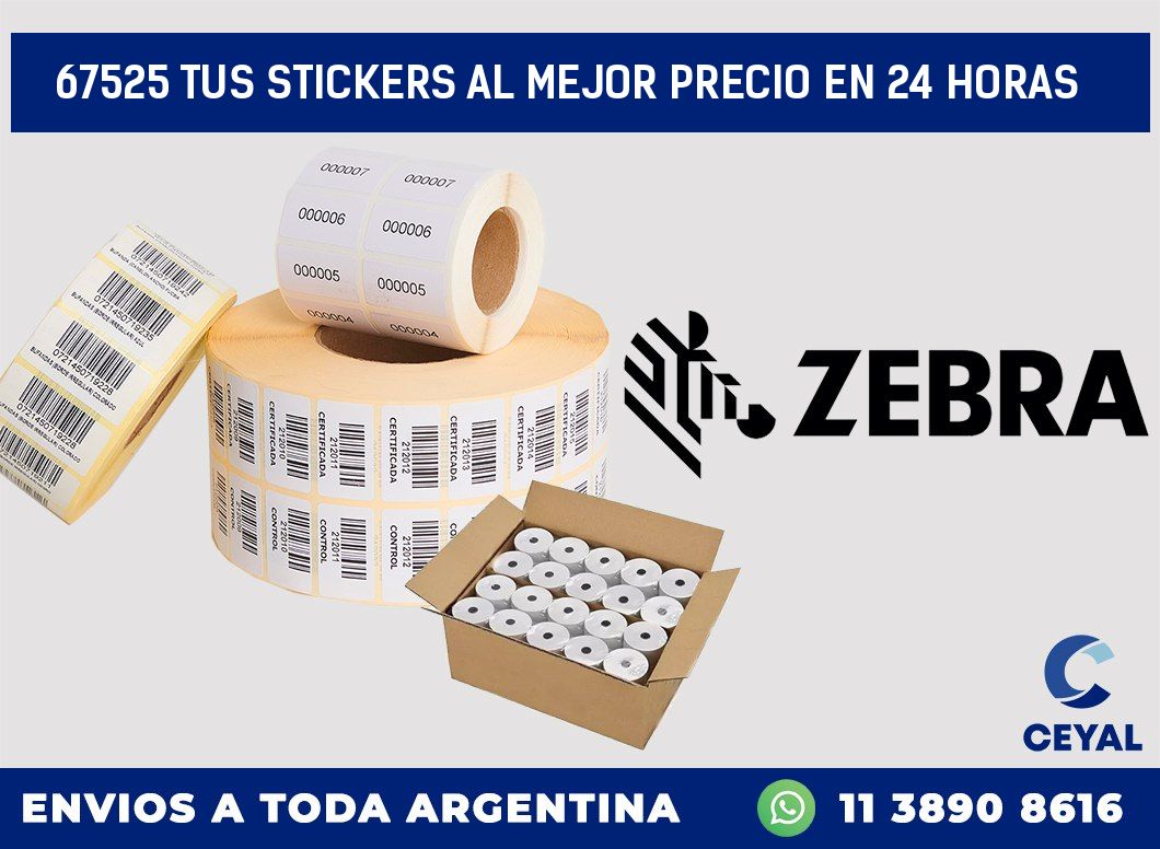 67525 TUS STICKERS AL MEJOR PRECIO EN 24 HORAS