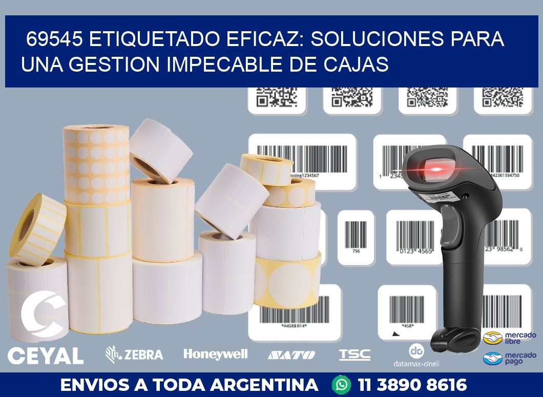 69545 ETIQUETADO EFICAZ: SOLUCIONES PARA UNA GESTION IMPECABLE DE CAJAS