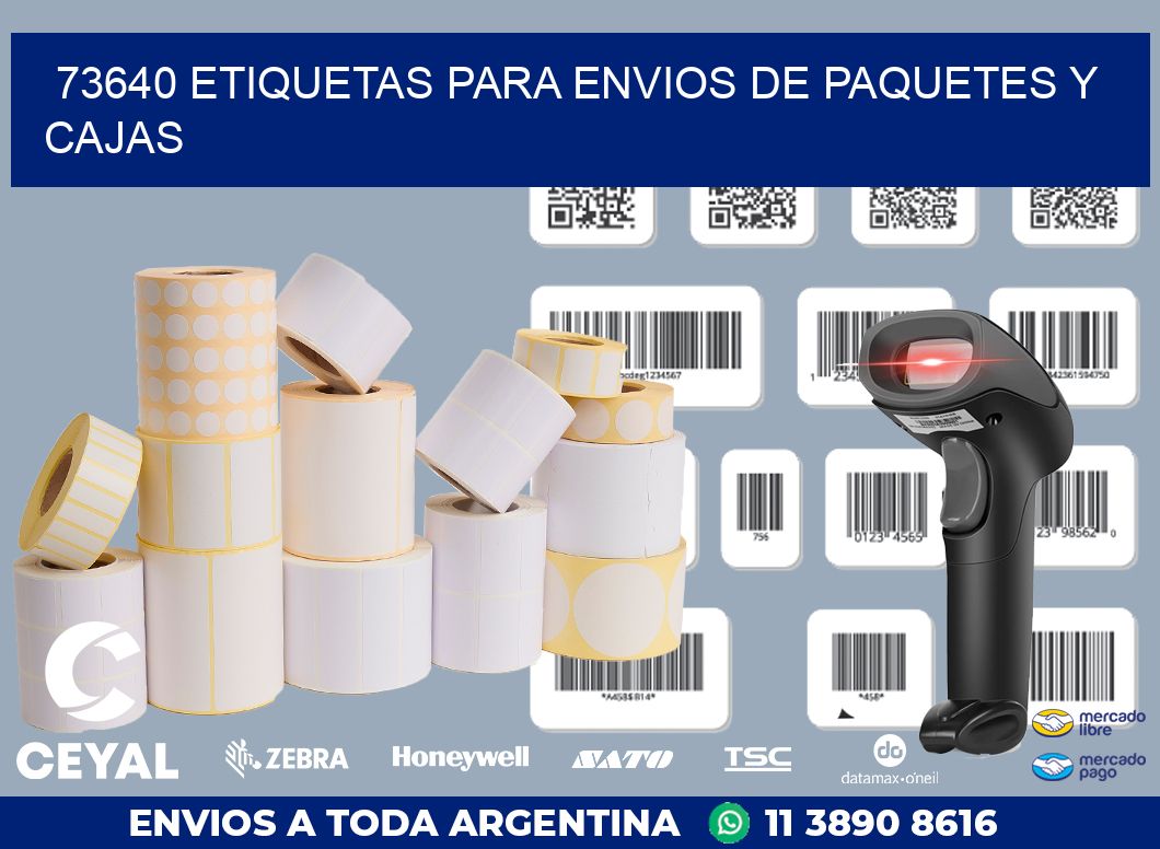 73640 ETIQUETAS PARA ENVIOS DE PAQUETES Y CAJAS