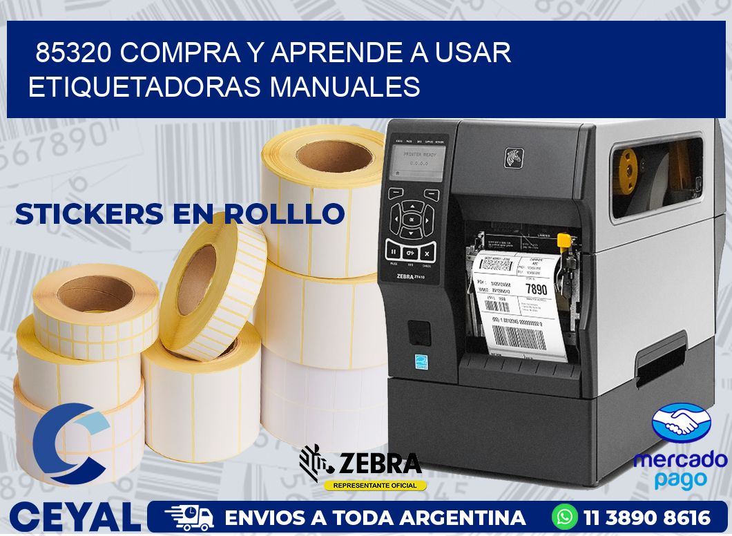 85320 COMPRA Y APRENDE A USAR ETIQUETADORAS MANUALES