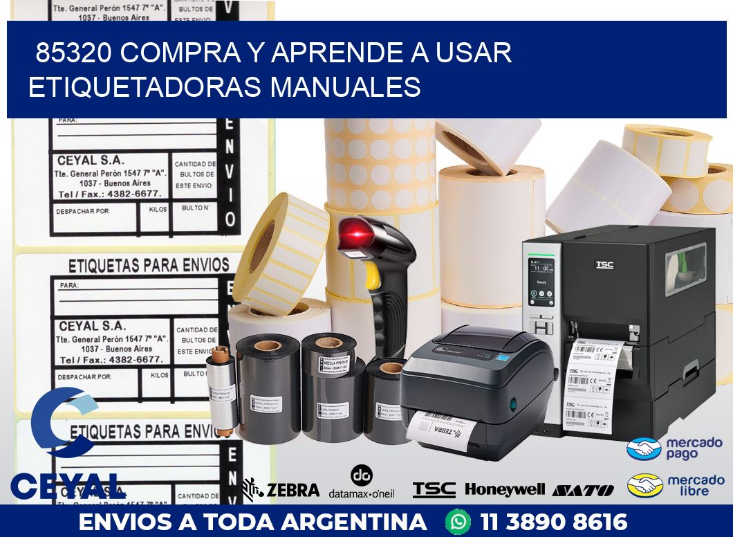 85320 COMPRA Y APRENDE A USAR ETIQUETADORAS MANUALES