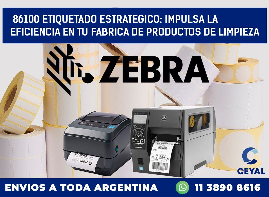 86100 ETIQUETADO ESTRATEGICO: IMPULSA LA EFICIENCIA EN TU FABRICA DE PRODUCTOS DE LIMPIEZA