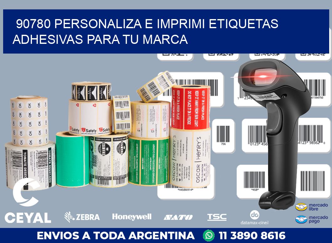 90780 PERSONALIZA E IMPRIMI ETIQUETAS ADHESIVAS PARA TU MARCA