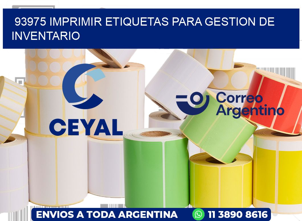 93975 IMPRIMIR ETIQUETAS PARA GESTION DE INVENTARIO
