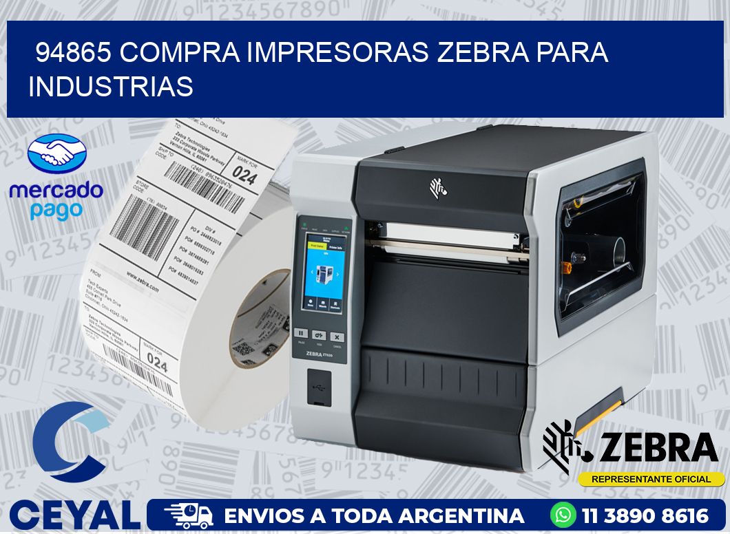 94865 COMPRA IMPRESORAS ZEBRA PARA INDUSTRIAS
