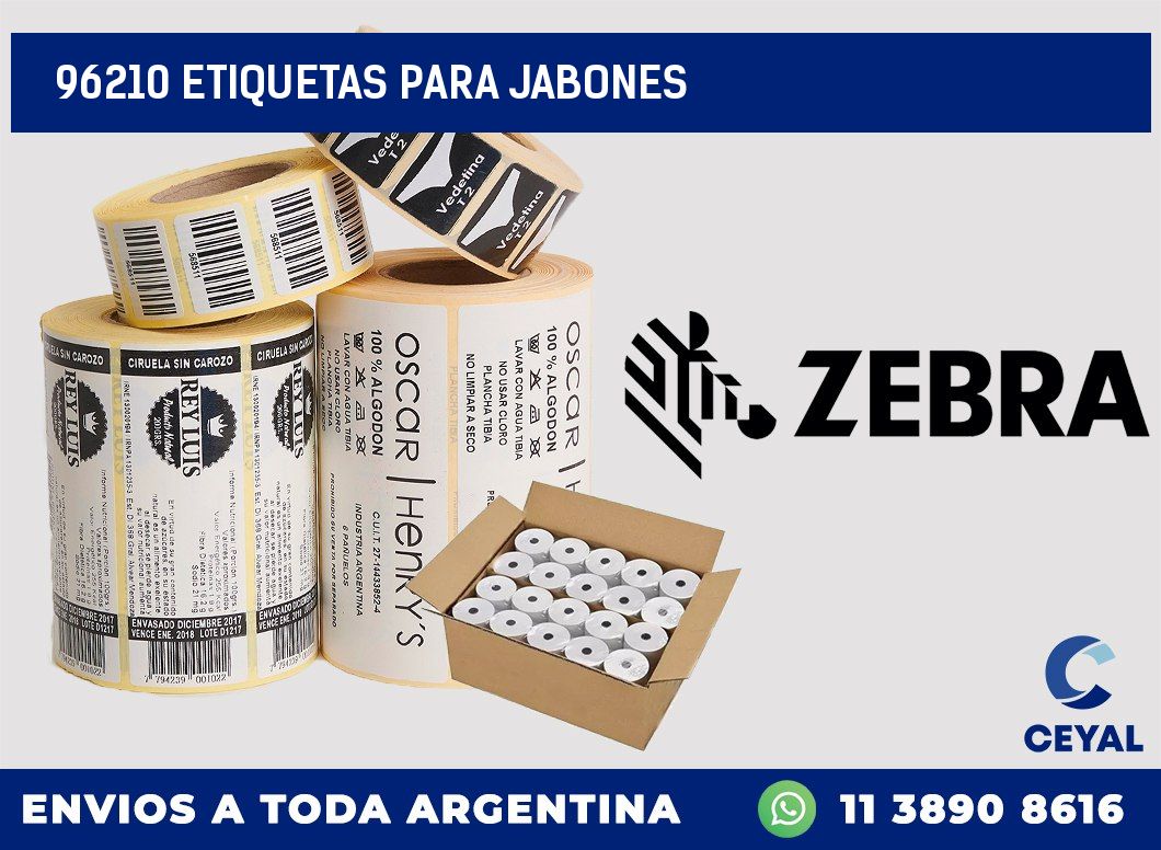 96210 ETIQUETAS PARA JABONES
