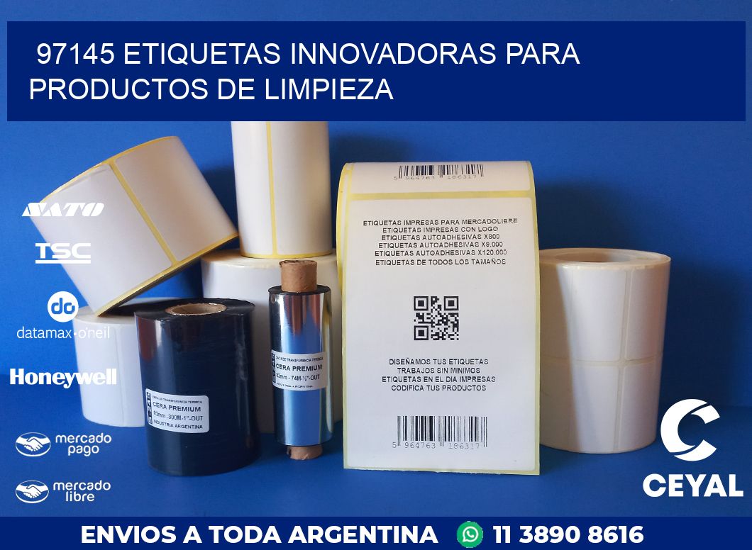 97145 ETIQUETAS INNOVADORAS PARA PRODUCTOS DE LIMPIEZA