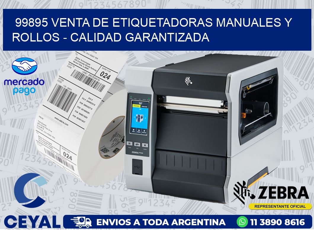 99895 VENTA DE ETIQUETADORAS MANUALES Y ROLLOS - CALIDAD GARANTIZADA
