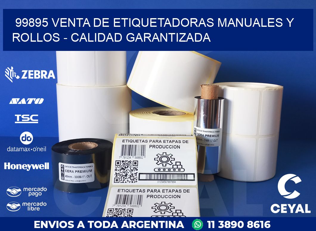 99895 VENTA DE ETIQUETADORAS MANUALES Y ROLLOS – CALIDAD GARANTIZADA