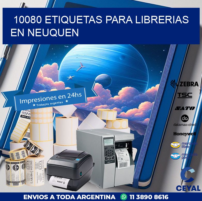 10080 ETIQUETAS PARA LIBRERIAS EN NEUQUEN