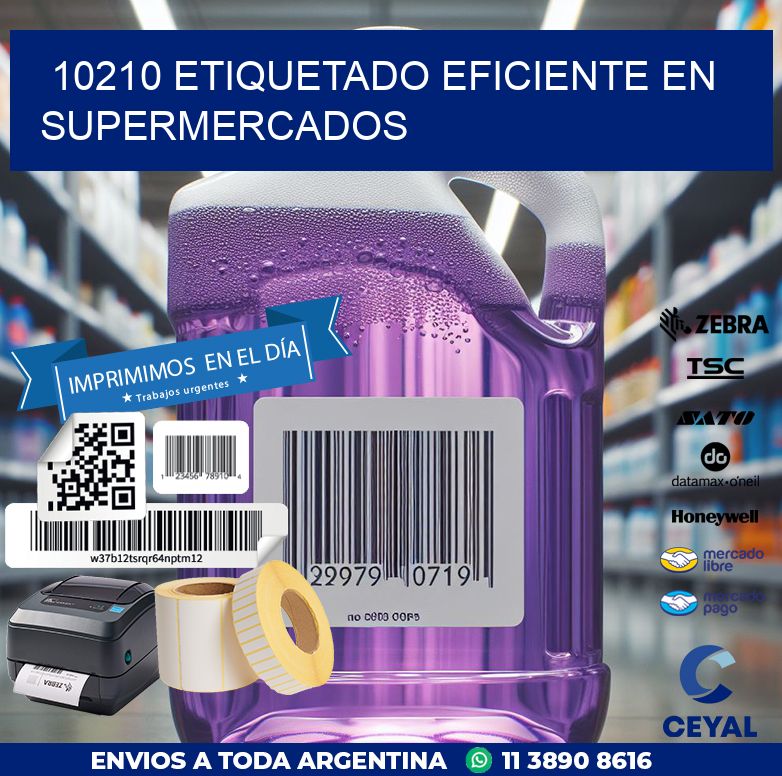 10210 ETIQUETADO EFICIENTE EN SUPERMERCADOS