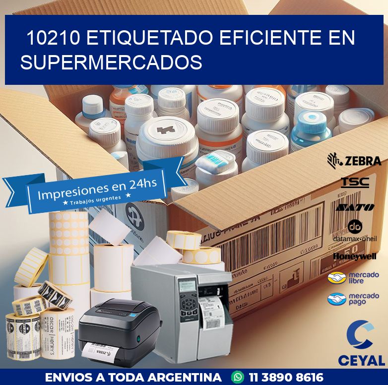 10210 ETIQUETADO EFICIENTE EN SUPERMERCADOS