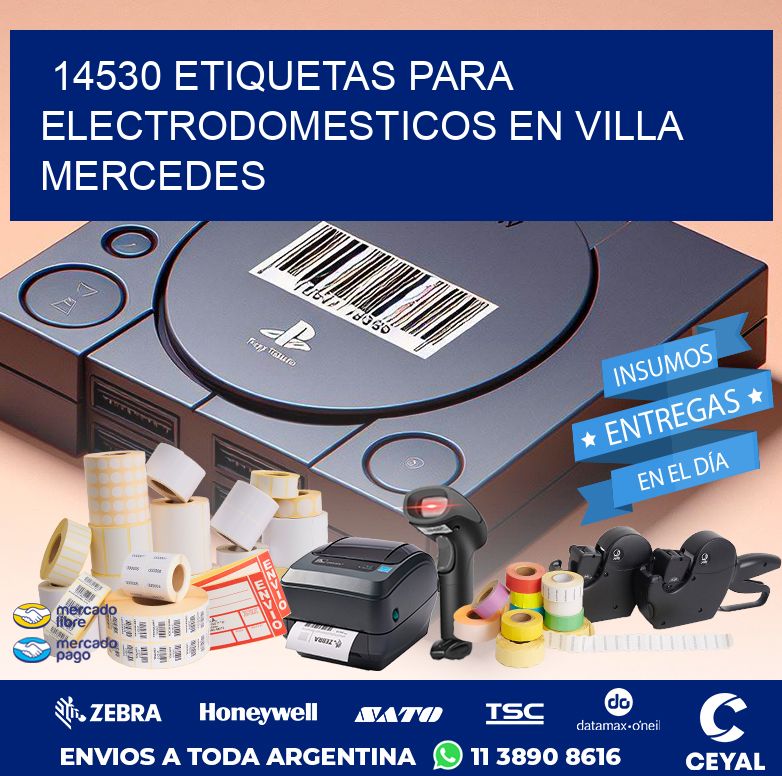 14530 ETIQUETAS PARA ELECTRODOMESTICOS EN VILLA MERCEDES
