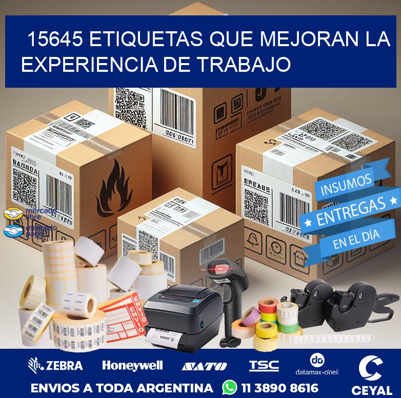 15645 ETIQUETAS QUE MEJORAN LA EXPERIENCIA DE TRABAJO