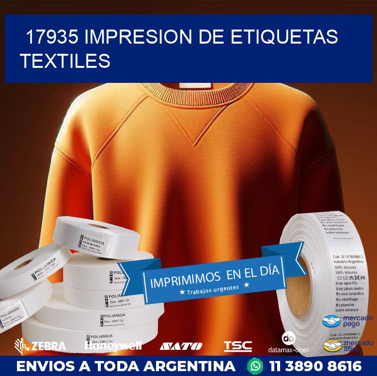 17935 IMPRESION DE ETIQUETAS TEXTILES