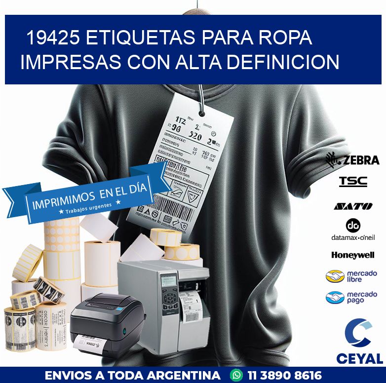 19425 ETIQUETAS PARA ROPA IMPRESAS CON ALTA DEFINICION