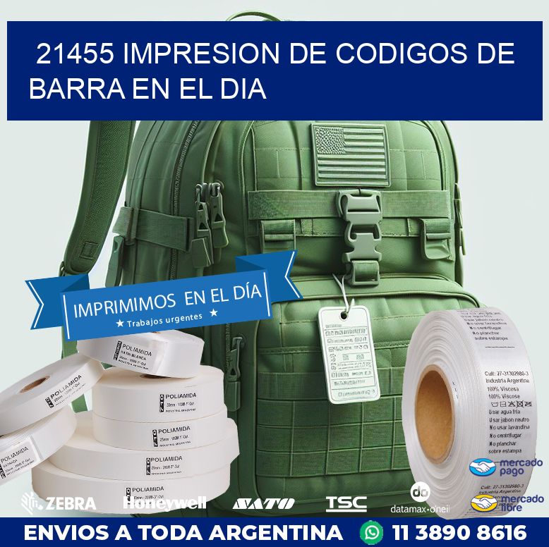 21455 IMPRESION DE CODIGOS DE BARRA EN EL DIA