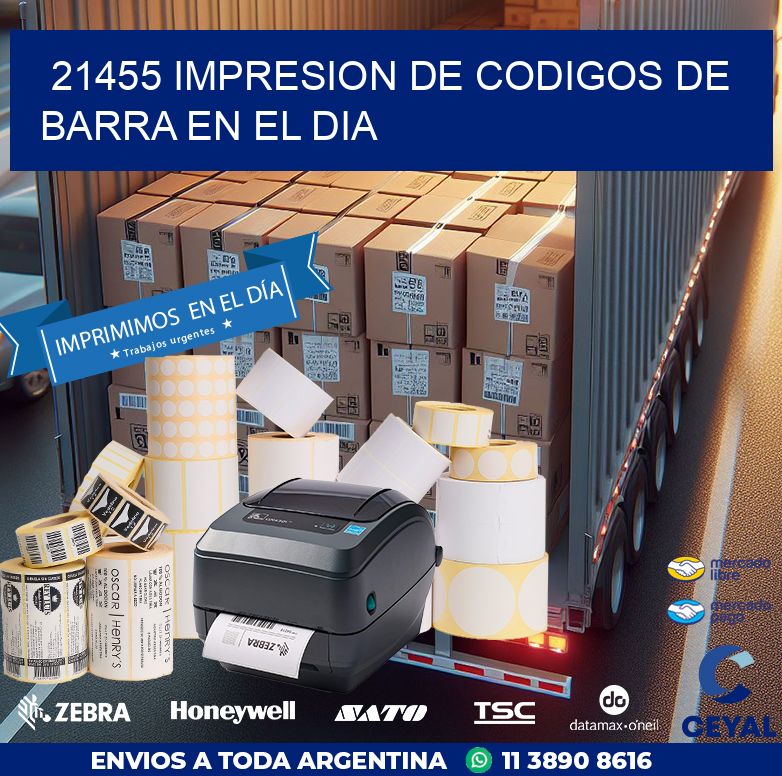 21455 IMPRESION DE CODIGOS DE BARRA EN EL DIA