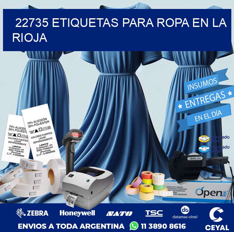 22735 ETIQUETAS PARA ROPA EN LA RIOJA