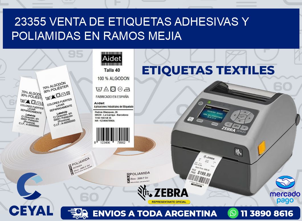 23355 VENTA DE ETIQUETAS ADHESIVAS Y POLIAMIDAS EN RAMOS MEJIA