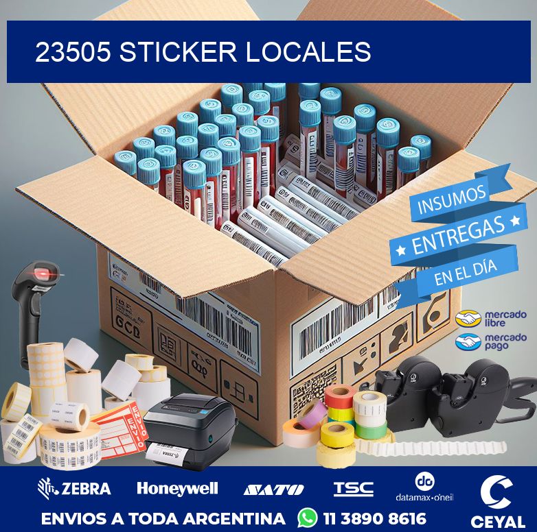 23505 STICKER LOCALES