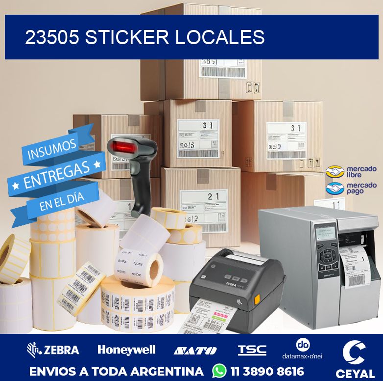 23505 STICKER LOCALES