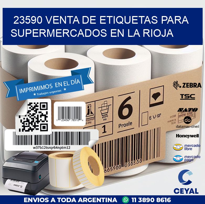 23590 VENTA DE ETIQUETAS PARA SUPERMERCADOS EN LA RIOJA