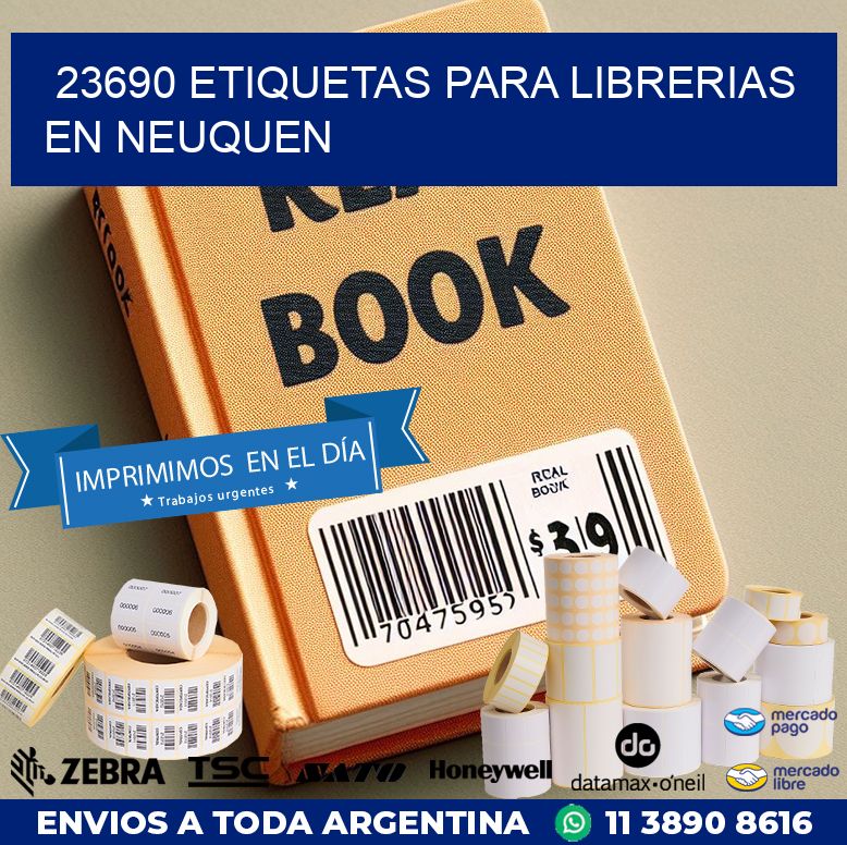 23690 ETIQUETAS PARA LIBRERIAS EN NEUQUEN