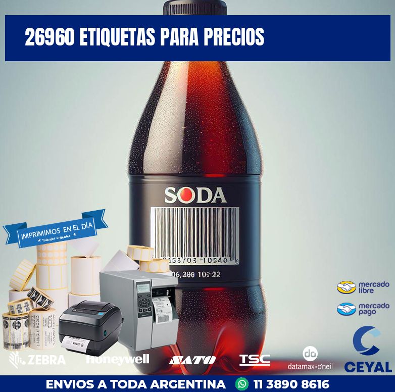 26960 ETIQUETAS PARA PRECIOS