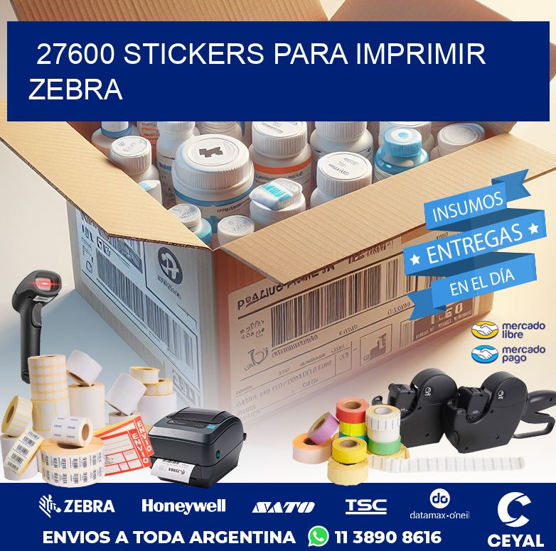 27600 STICKERS PARA IMPRIMIR ZEBRA