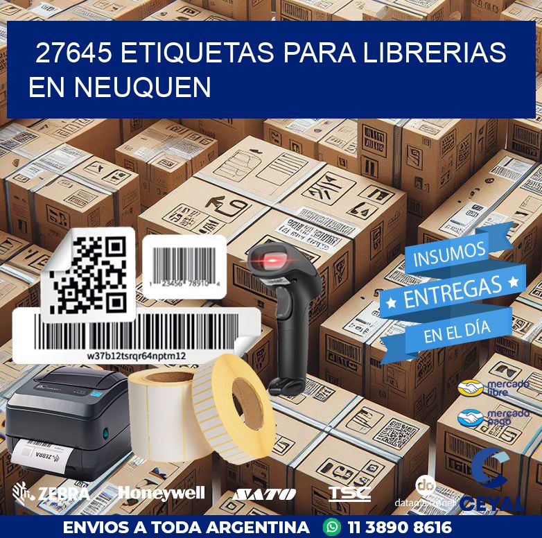 27645 ETIQUETAS PARA LIBRERIAS EN NEUQUEN