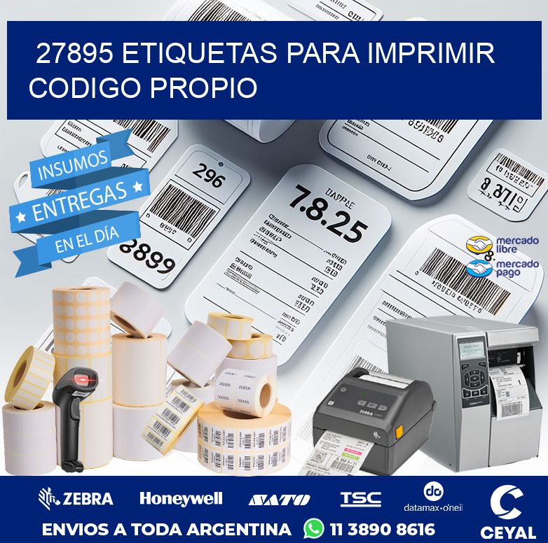 27895 ETIQUETAS PARA IMPRIMIR CODIGO PROPIO