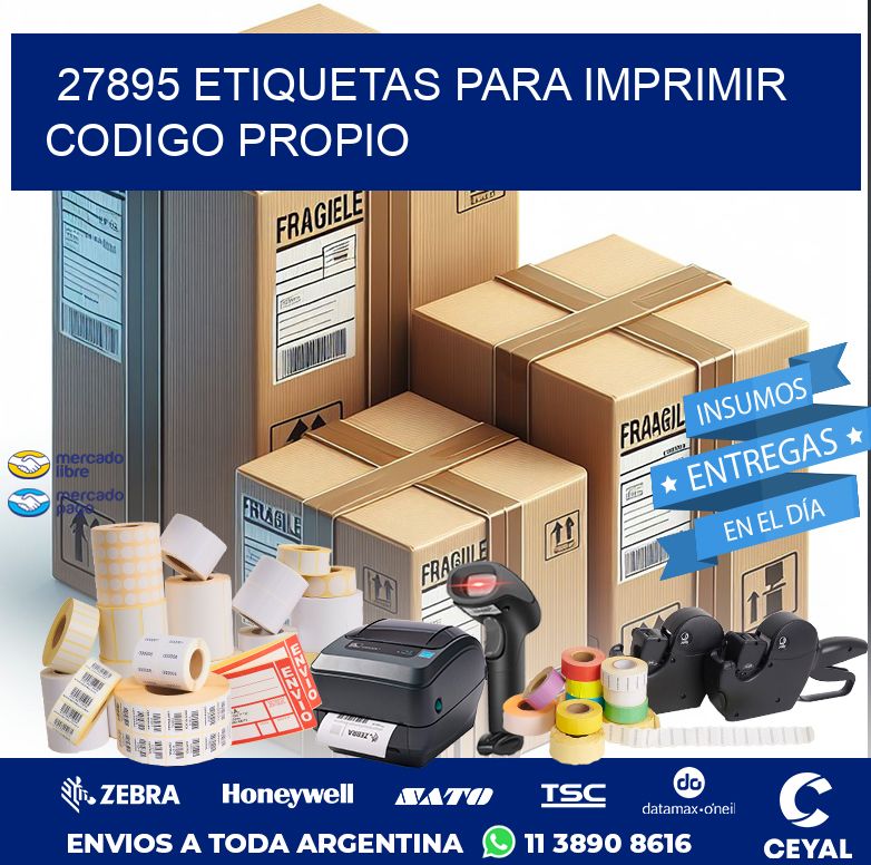 27895 ETIQUETAS PARA IMPRIMIR CODIGO PROPIO