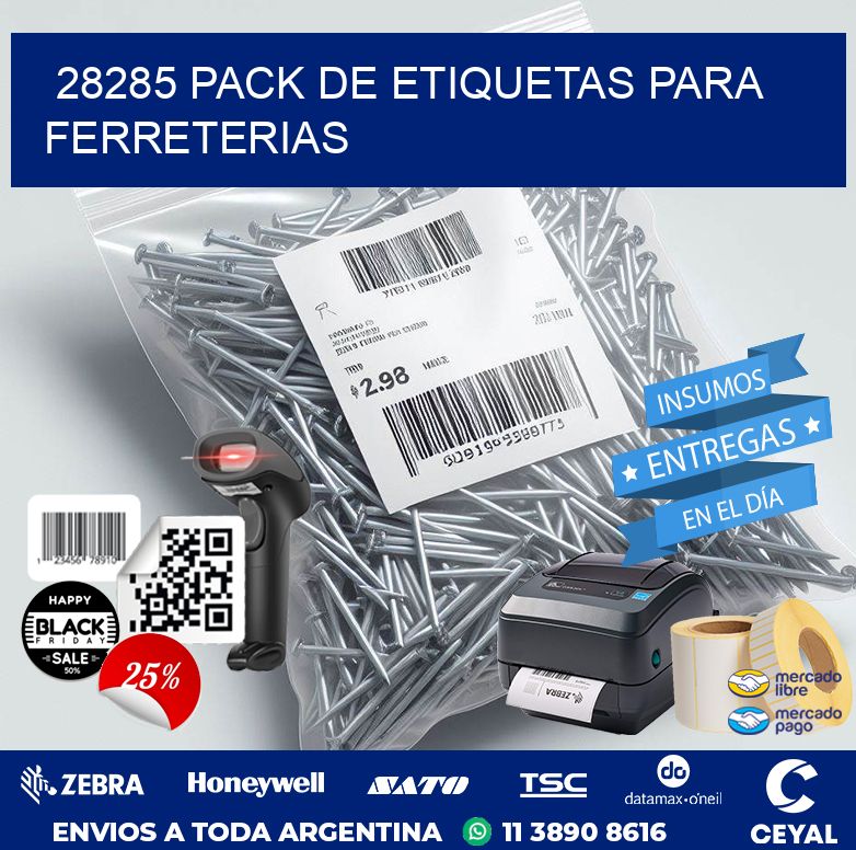 28285 PACK DE ETIQUETAS PARA FERRETERIAS