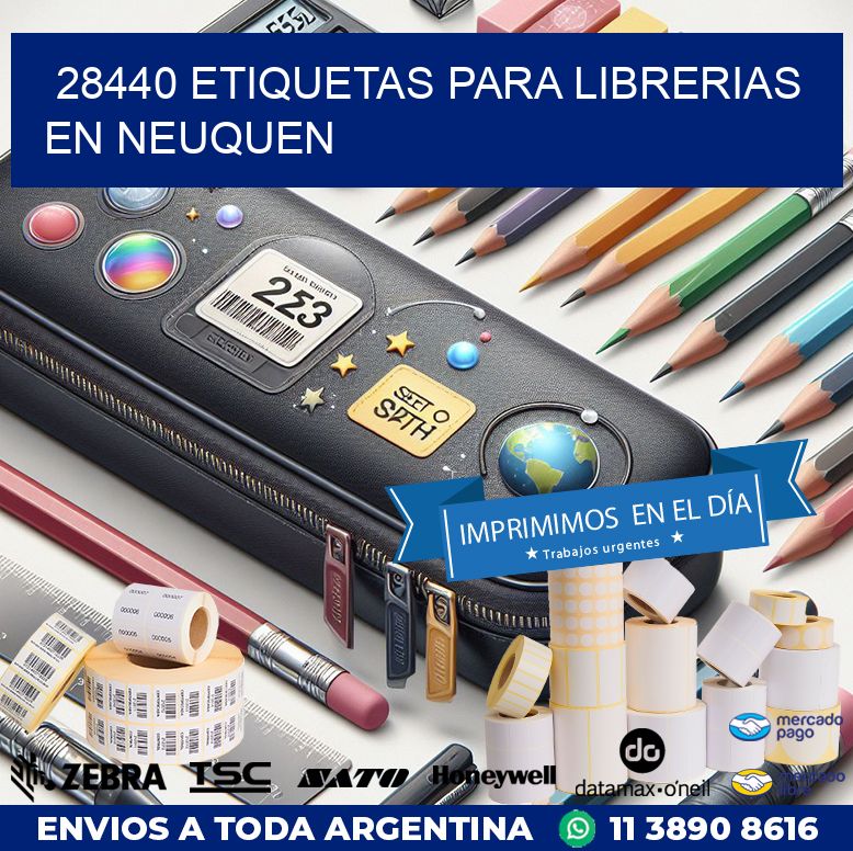 28440 ETIQUETAS PARA LIBRERIAS EN NEUQUEN