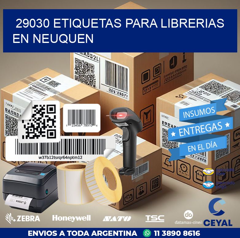 29030 ETIQUETAS PARA LIBRERIAS EN NEUQUEN