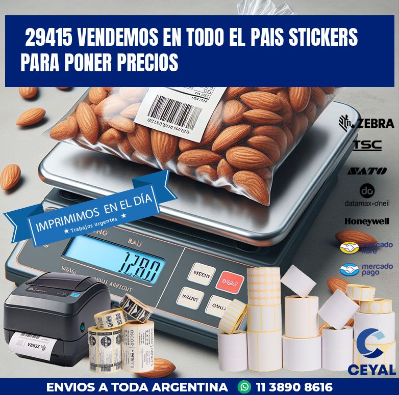 29415 VENDEMOS EN TODO EL PAIS STICKERS PARA PONER PRECIOS