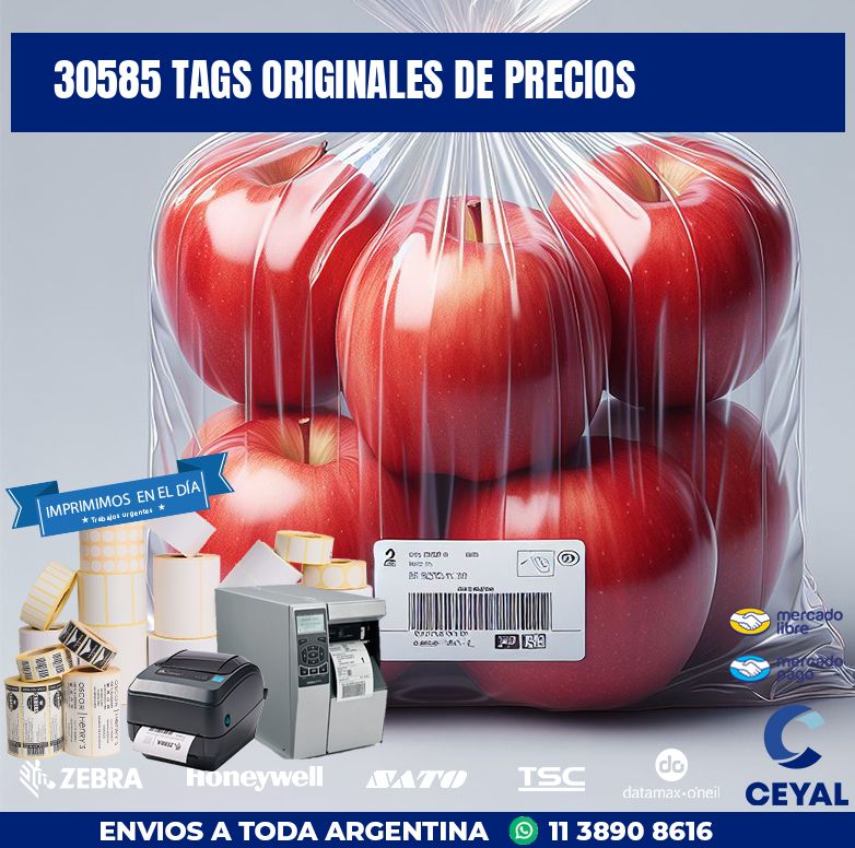 30585 TAGS ORIGINALES DE PRECIOS
