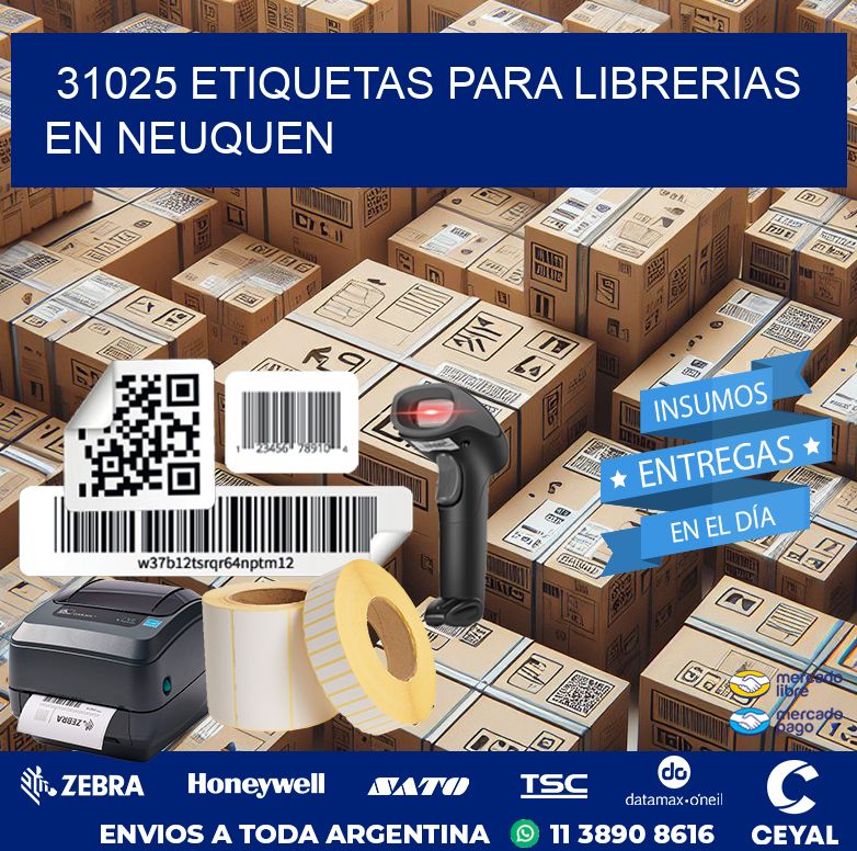31025 ETIQUETAS PARA LIBRERIAS EN NEUQUEN