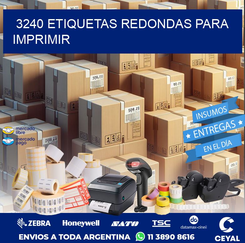 3240 ETIQUETAS REDONDAS PARA IMPRIMIR