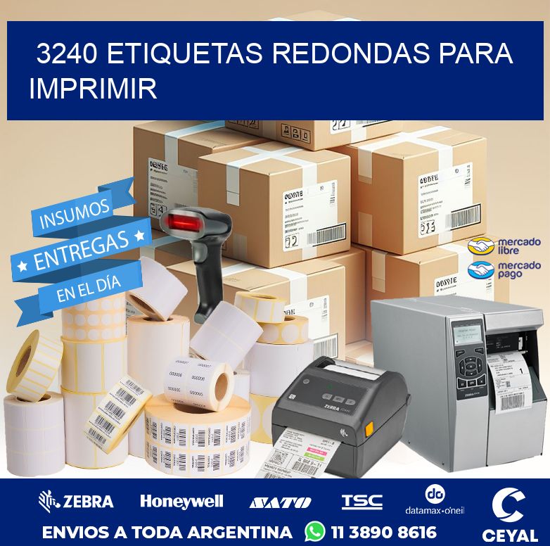 3240 ETIQUETAS REDONDAS PARA IMPRIMIR