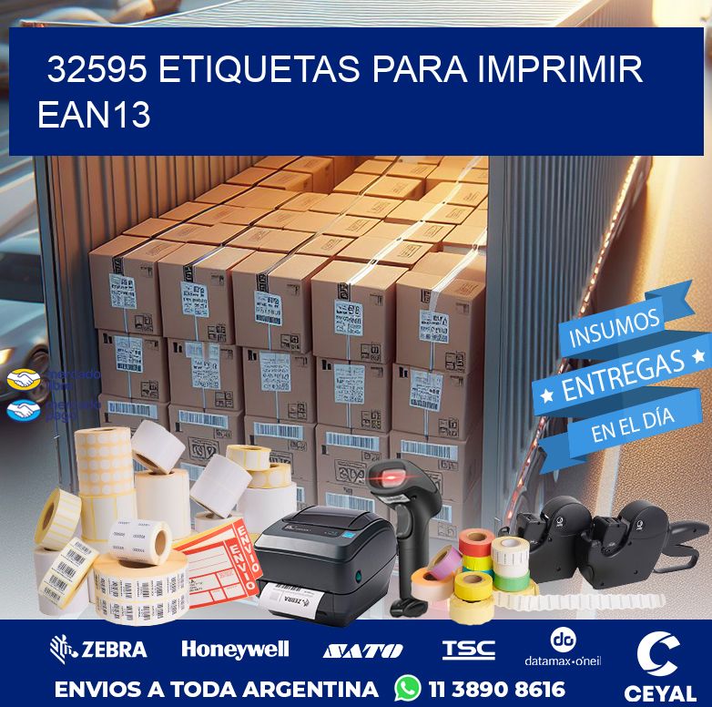 32595 ETIQUETAS PARA IMPRIMIR EAN13