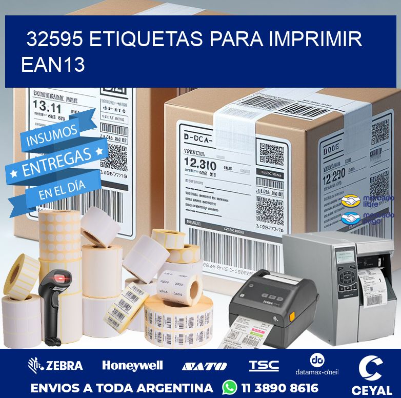 32595 ETIQUETAS PARA IMPRIMIR EAN13