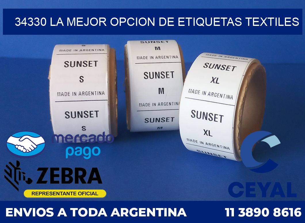 34330 LA MEJOR OPCION DE ETIQUETAS TEXTILES