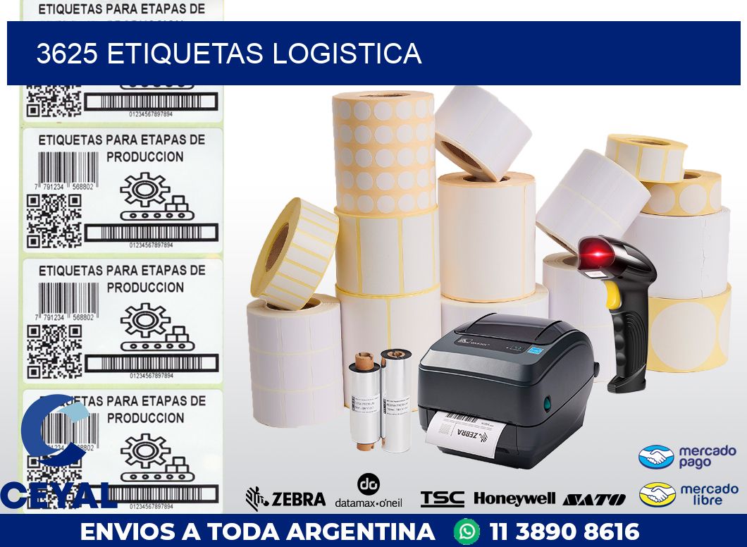 3625 ETIQUETAS LOGISTICA