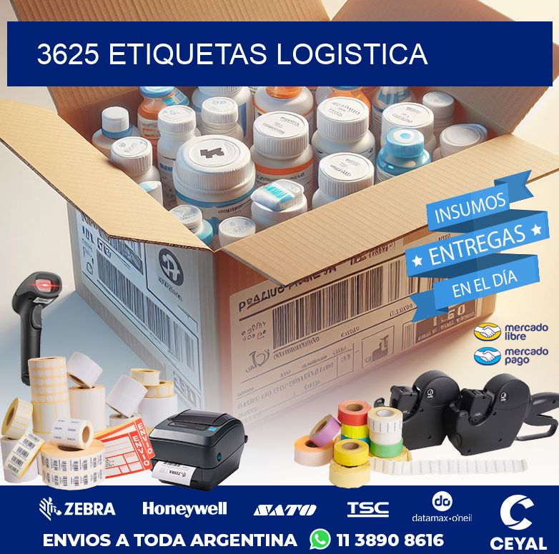 3625 ETIQUETAS LOGISTICA